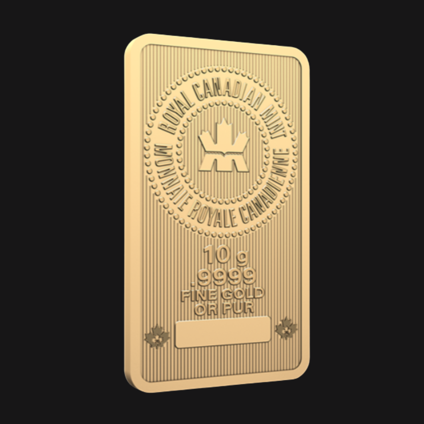 Lingot en or pur à .9999 (10 g) - MRC - Année lunaire du Cheval 2026