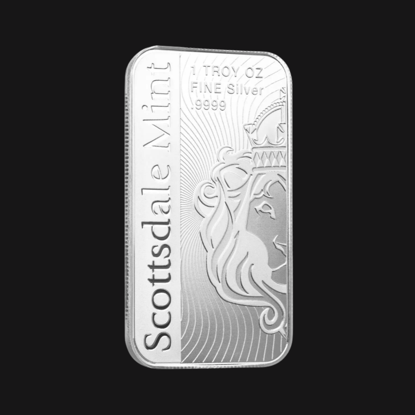 Lingot argent pur .9999 (1oz) - Scottsdale Mint - Vortex