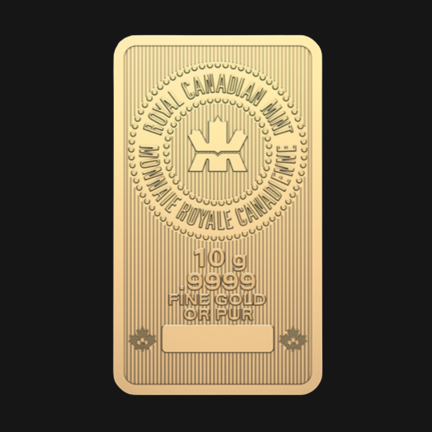 Lingot en or pur à .9999 (10 g) - MRC - Année lunaire du Cheval 2026