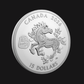 Pièce en argent fin .9999 - 15$ (1 oz) - MRC - Année lunaire du Cheval 2026