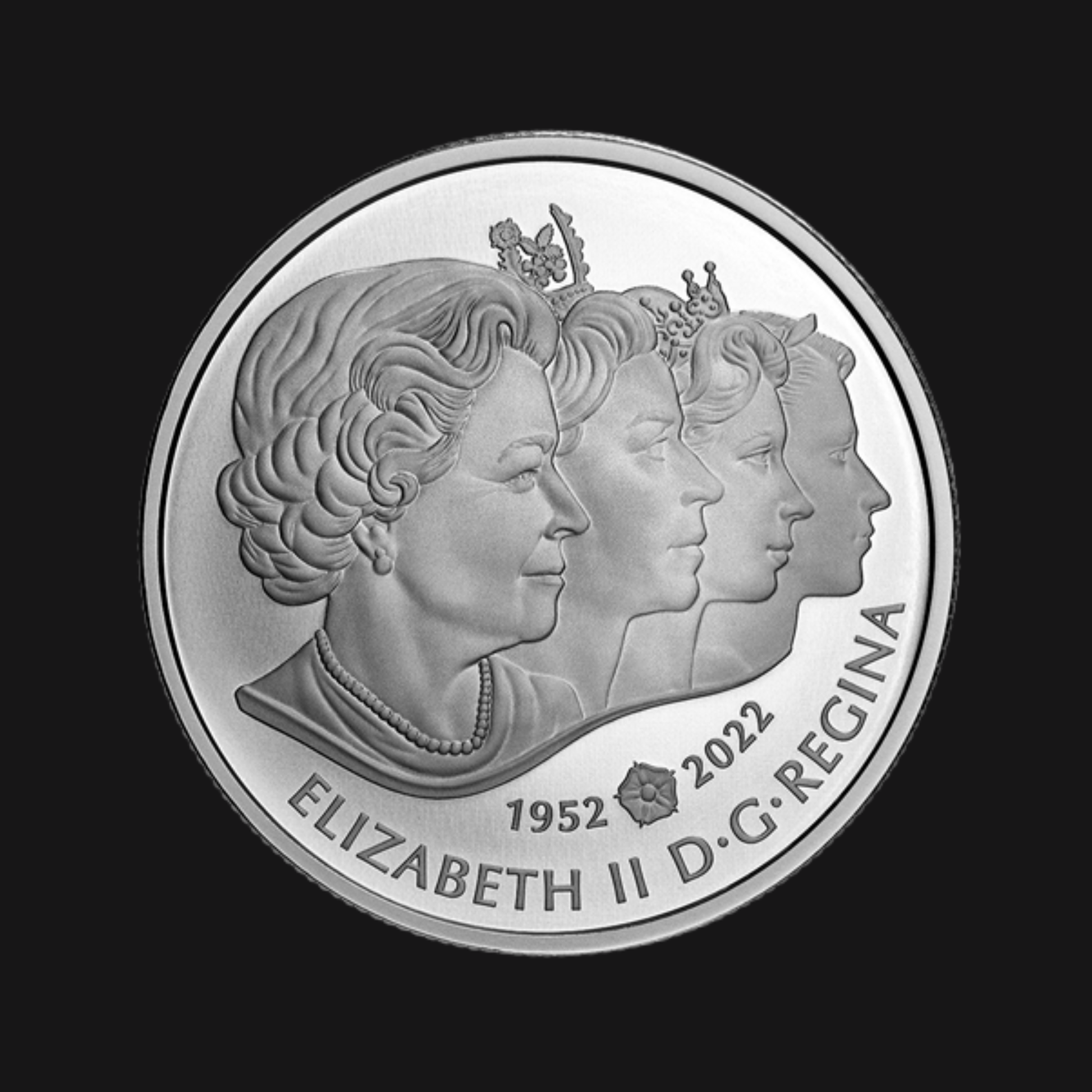 Pièce en argent pur 1 oz – Couronne impériale d’apparat – Elizabeth II – RCM – Verso - Groupe Conquer’or