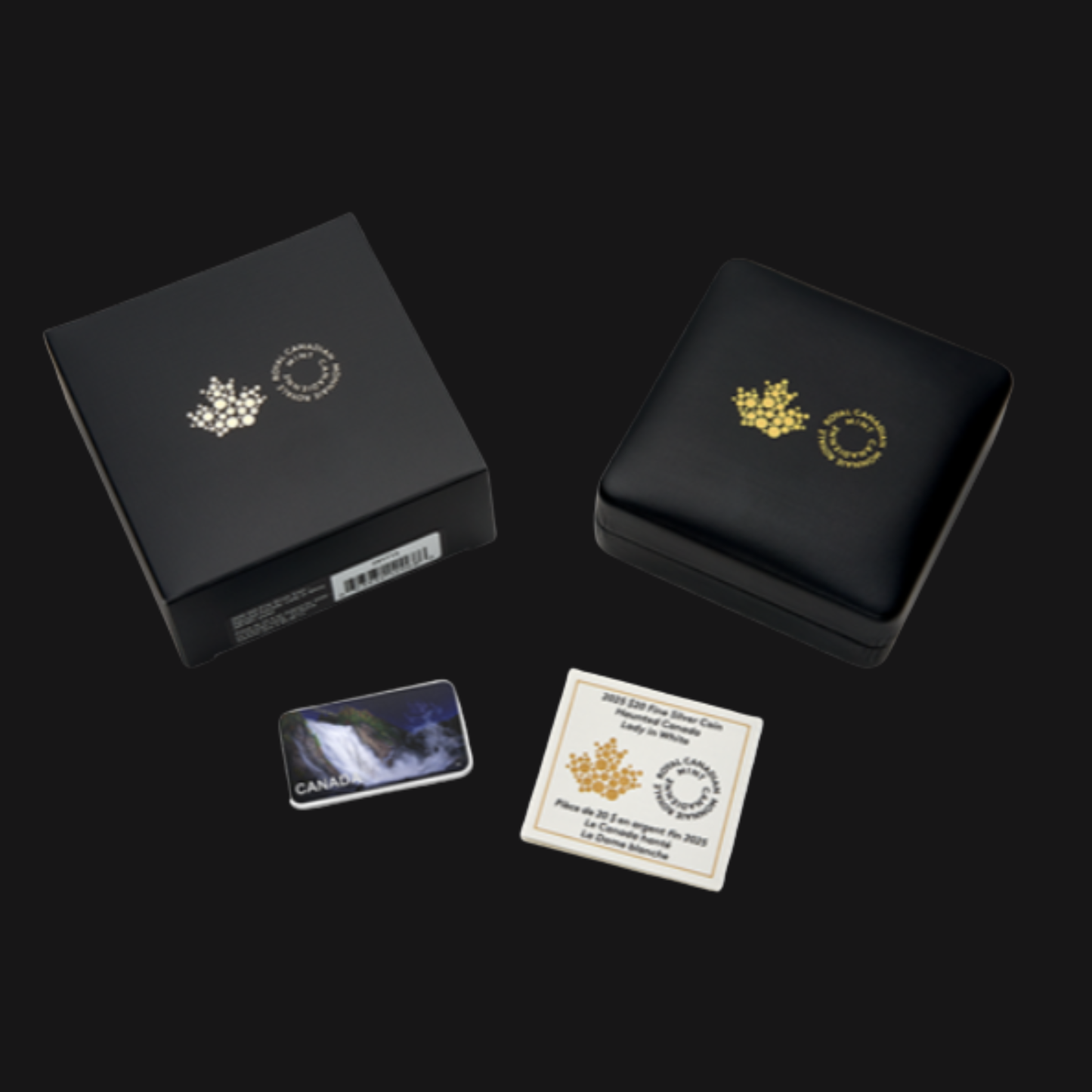 Pièce en argent fin 20$ (31.56g) - MRC - Le Canada hanté : la dame blanche 2025