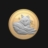 Pièce en argent fin (1 oz) - MRC - Art animalier : Loup gris 2025