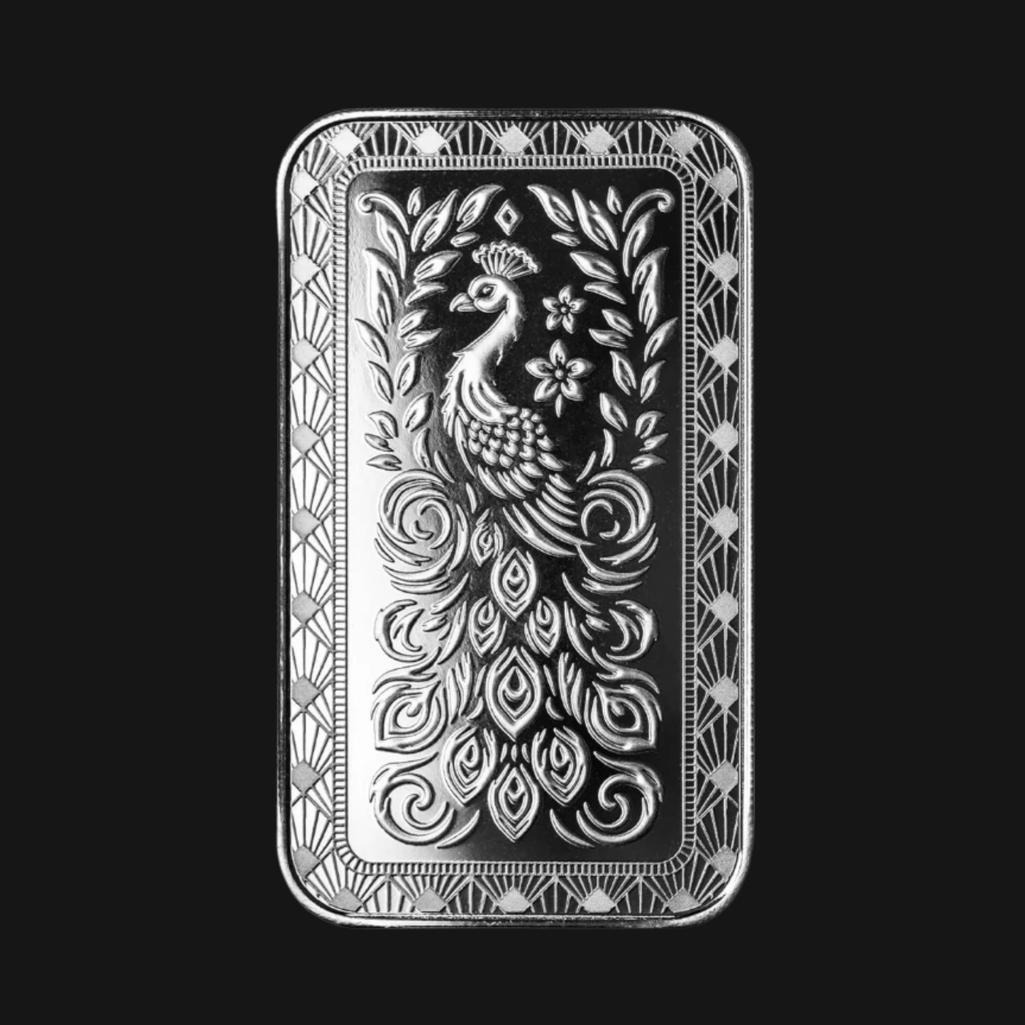 Lingot Argent pur .9999 (1oz) - Scottsdale Mint - Peacock