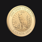 Le Majestueux Loup 2026 – Pièce de 1 oz en or pur .9999 de la Monnaie royale canadienne recto incliné | Groupe Conquer'or