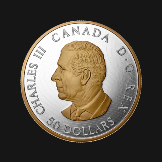 Pièce en argent fin 50$ (5 oz) - MRC - Arbre de vie : Érable 2025