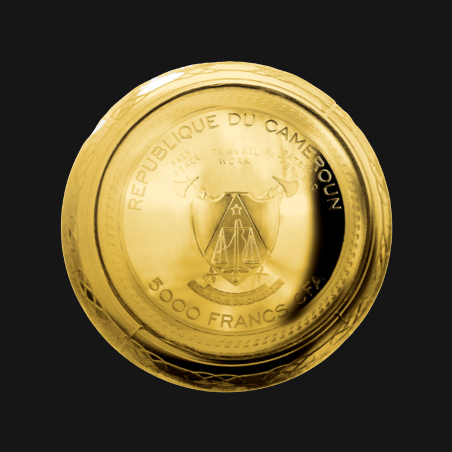 Pièce en argent pur .999 (7 oz) - MCR - Pièce en forme d'œuf – Le Transsibérien 2016