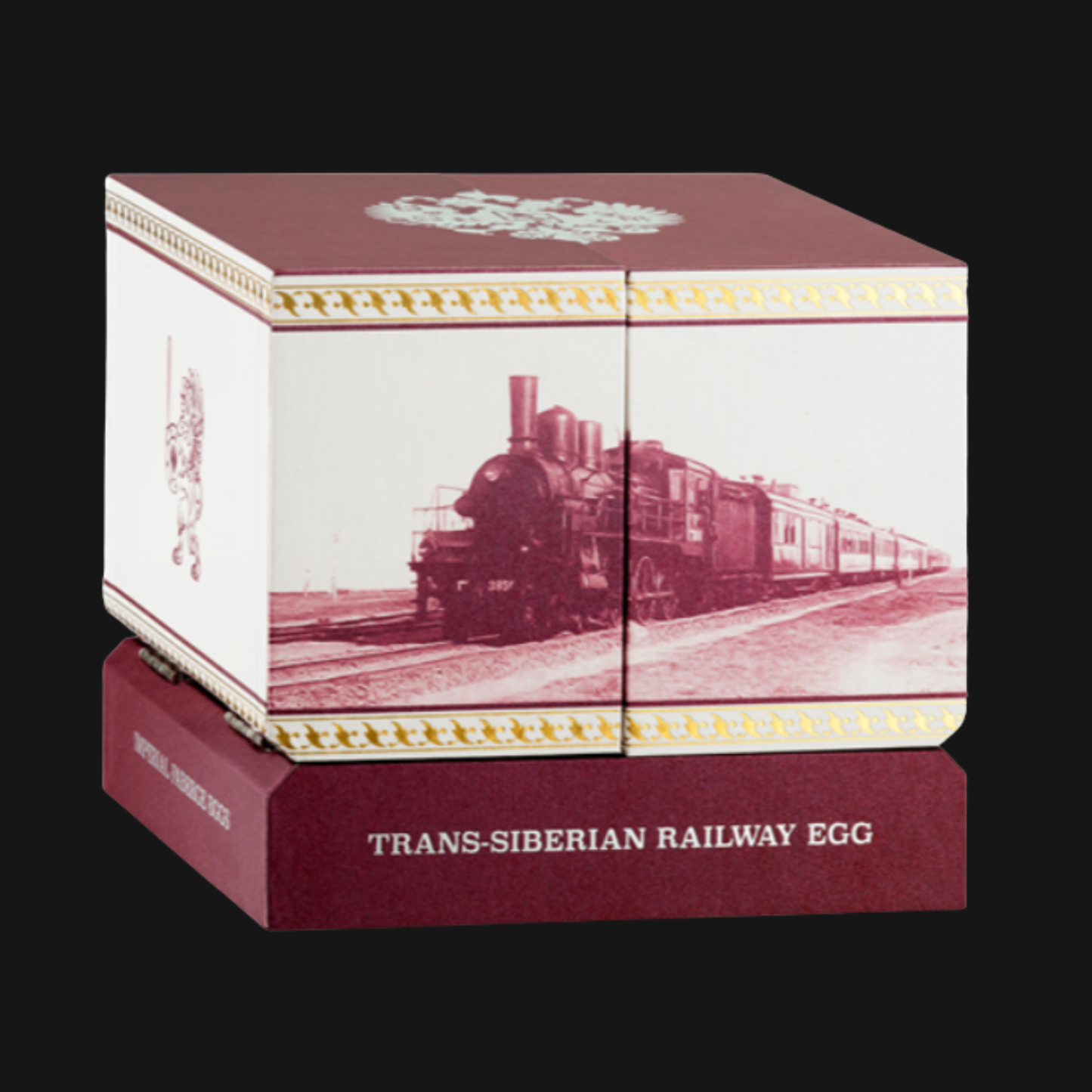 Pièce en argent pur .999 (7 oz) - MCR - Pièce en forme d'œuf – Le Transsibérien 2016