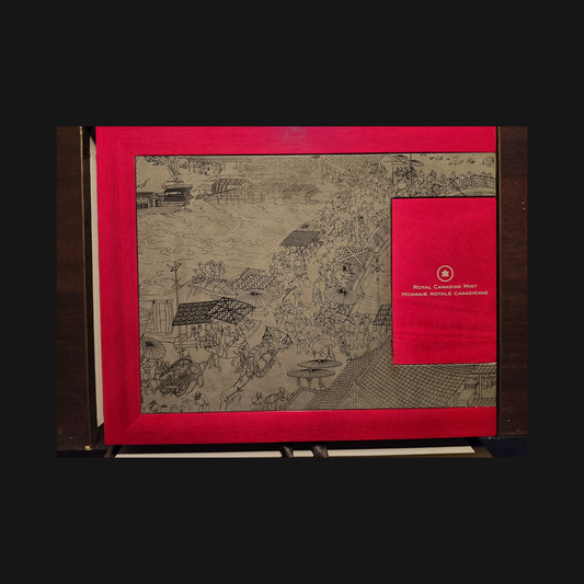Collection Lotus lunaire complète – 12 pièces en argent – Coffret fermé – RCM – Groupe Conquer'or
