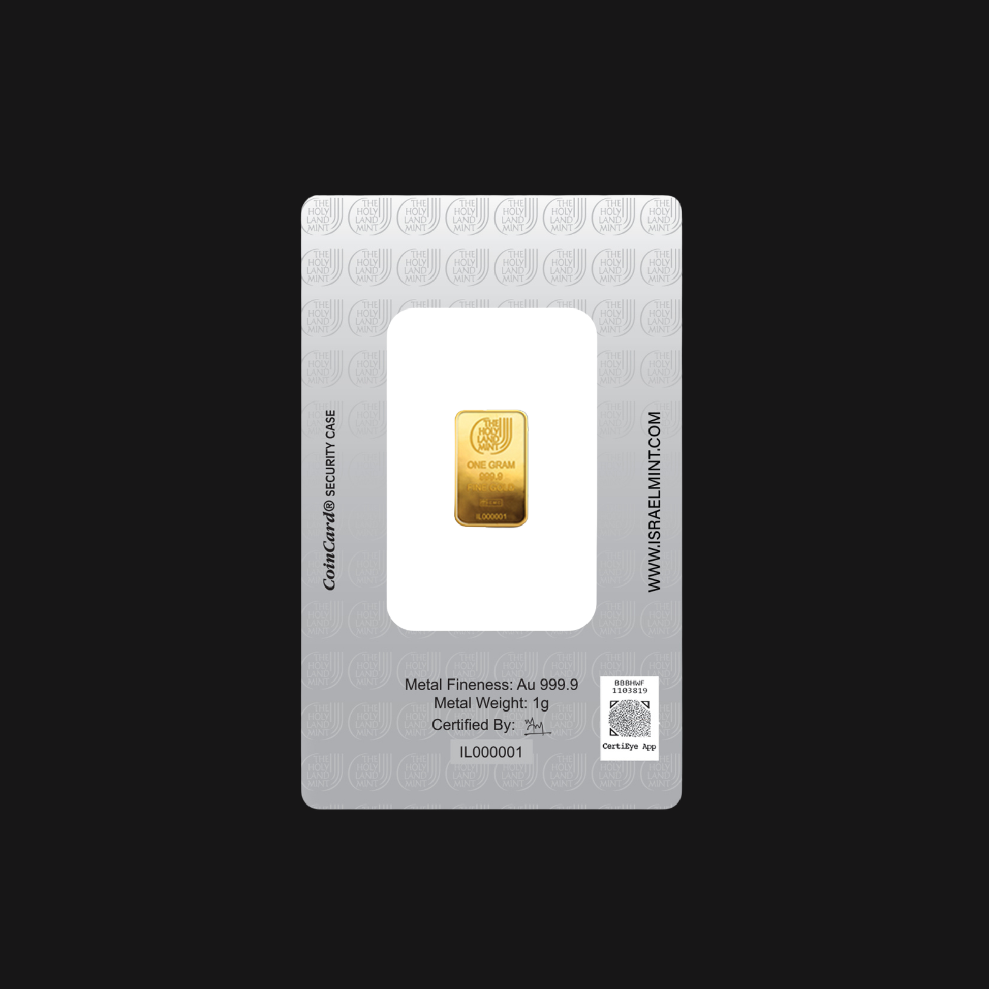 dove-of-peace-gold-bar-1g-emballage-verso-holy-land-mint-9999-groupe-conqueror