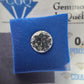 Diamant naturel certifié (0,74 ct) - pureté VS2 couleur I - Centre de Gemmologie du Québec